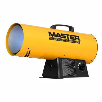 MASTER MH-125V-GFA Direct-Fired Portable Gas Torpedo Heater - Direct-Fired Portable Gas Torpedo Heaters
