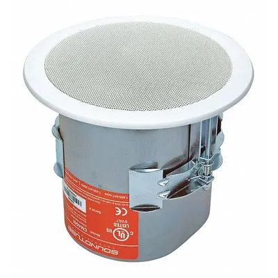 SOUNDTUBE CM400I-WH Ceiling-Mount Speaker, 2-Way, 4 Ohm, 8 1/4 in Width, Indoor - Ceiling-Mount Speakers