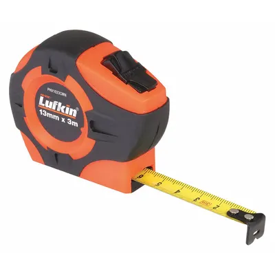 CRESCENT LUFKIN Tape Measure: Nonmagnetic Single Hook Tip, 3 m - Metric Tape Measures