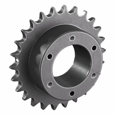 TRITAN Sprocket: For 50 Chain, 26 Teeth, 5.185 in Pitch Dia, 5.52 in Outside Dia - Size 50 Bushed-Bore Roller Chain Sprockets