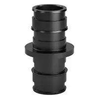 This ZURN barbed coupling is made of polymer and features a 25/64 in ID on both ends with a 1/2 in pipe size. It uses an expansion PEX connection method for joining PEX tubing in plumbing systems