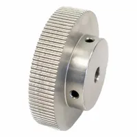 DAYTON Timing Pulley: Modified Curvilinear, Fixed, For GT Timing Belt Section, For 9 mm Belt Wd (MPN 100-2P09M6A8)