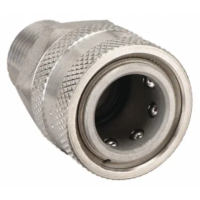PARKER Hydraulic Quick Connect Hose Coupling: 1/2 in, 303 Stainless Steel - ST Series Hydraulic Quick-Connect Coupling Bodies