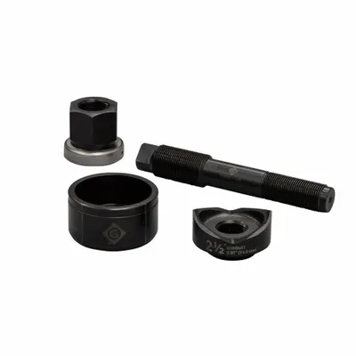 GREENLEE K3BB-2-1/2 Round Knockout Punch & Die Set, 2 29/32 in - Greenlee Knockout Punches & Dies
