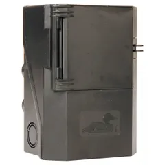 Fusible disconnect switch rated 30 A at 240 V AC, single phase, with a non-metallic enclosure. Provides a visible break in the circuit for safe isolation during maintenance or emergency shutdown. Typical applications include residential and light commercial HVAC systems.