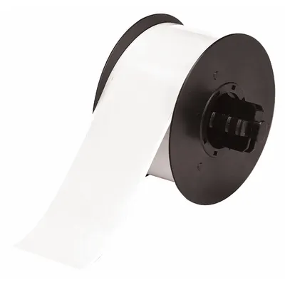 BRADY Continuous Label Stock: 2 1/4 in x 50 ft, Polyester, Green (Gloss) - Brady Thermal Transfer Continuous Label Rolls