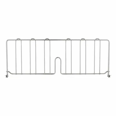METRO DD24C Shelf Divider, 24 in, Chrome, Steel - Dividers for Wire Shelving