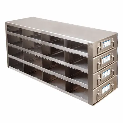 ARGOS TECHNOLOGIES Freezer Drawer Rack: 22 7/8 in Overall Lg, 6 1/2 in Overall Wd, Stainless Steel - Cold Storage Racks