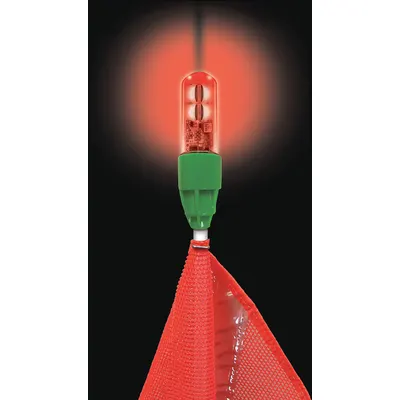 GORILLA Warning Whip Light: LED, Flashing, 2.4 to 12 W, Red, 3/4 in Ht, 1 in Wd (MPN WLFS.4LED.RF) - Fleet and Vehicle Maintenance