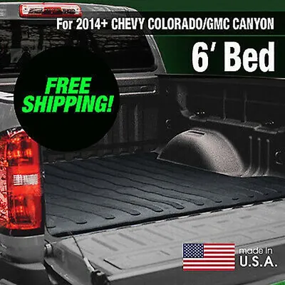 BOOMERANG RUBBER Truck Bed Mat, 53 in L x 72 in W, Rubber Insert - Truck Bed Mats