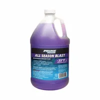 PRIME GUARD Windshield Washer Fluid is a ready-to-use liquid formulated to clean windshields and remove frost and light ice. Supplied in a purple jug, this premixed fluid requires no dilution and is suitable for automotive and fleet maintenance applications