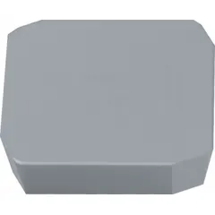 Square (S) indexable milling insert for face and shoulder milling operations. Designed for roughing and semi-finishing on steel, stainless steel, and cast iron. Suitable for use in CNC machining centers and manual mills.