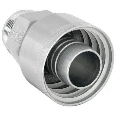 AEROQUIP 1AA20MJ20 Straight Crimp Hydraulic Hose Fitting - Aeroquip Crimp Hydraulic Hose Fittings with JIC Connection