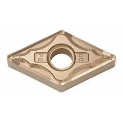 This diamond indexable turning insert is designed for precision turning operations on hard and abrasive materials. It is suitable for use in indexable tool holders and can be applied for both roughing and finishing cuts. The insert provides high wear resistance and good surface finish in general machining applications.