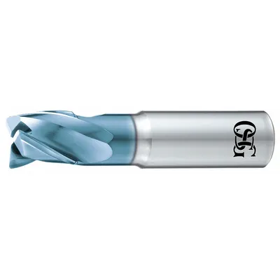 OSG Square End Mill: Carbide, DLC Coated, 3 Flute, 1" Mill Dia, 1.523" LOC - Reduced-Neck Carbide Square End Mills for Aluminum