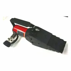 Hydraulic ram spreader for separating flanges and components in confined spaces. 14 ton nominal capacity. 0.23 in tip clearance allows insertion into narrow gaps. 1.22 in spread width. Pump not included.