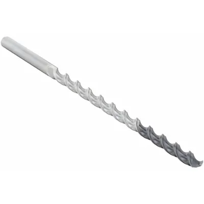 OSG Extra Long Drill Bit: 19/64", 245 mm Overall Lg, 120° X-Thinning Point - Chip-Clearing Cobalt Extended-Length Drill Bits