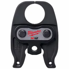 Steel press jaw for compact press tools, sized for 1-1/2 in PEX pipe. Designed for use with ASTM F1807/F2159 fittings in PEX plumbing systems for potable water and radiant heating applications.