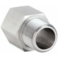 Metal Pipe Straight: Straight, 316 Stainless Steel, 1 in x 1 in, 3,600 psi, 2 3/8 in Lg (MPN 1 FG-SS)