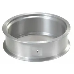 This ultrasonic test sieve features a #70 stainless steel screen and an aluminum frame. It has an outside diameter of 9 1/2 inches and a height of 3 inches. Used for particle size analysis and separation of fine powders and bulk solids.