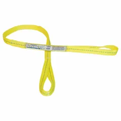 This 1-ply polyester web sling features twisted eyes and a high-visibility finish for improved load identification. With a 10 ft length and 1600 lb vertical hitch capacity, it is suited for general lifting and rigging tasks in industrial environments. The wear-resistant tag helps maintain identification over repeated use.