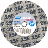 This non-woven wheel is designed for final finishing of stainless steel and nickel alloys. It blends, deburrs, and finishes surfaces without altering part geometry. The fine, soft silicon carbide construction provides a consistent surface finish. Suitable for applications requiring controlled surface refinement