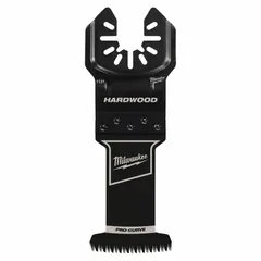 This open-back universal OIS mounted blade is designed for precision cutting in hardwood. With an overall length of 4-1/16 inches, it is suitable for flush cuts and detail work in woodworking and renovation applications.