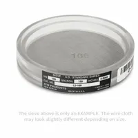 ADVANTECH Ultrasonic Test Sieve: Nickel, 3 1/2 in Outside Dia, 1 1/4 in Ht, Fine Mesh Size Range (MPN L3-M25)