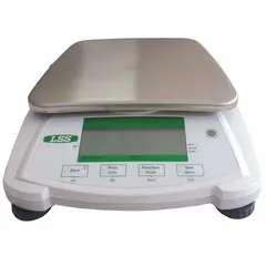 APPROVED VENDOR Compact Bench Scale, 2000 g Capacity, 0.1 g Readability, LCD Display