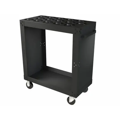 HUOT Slimline CNC Toolholder Cart, 15 Compartments, for BT50/CAT50/NMTB50 Taper - Slimline CNC Toolholder Carts