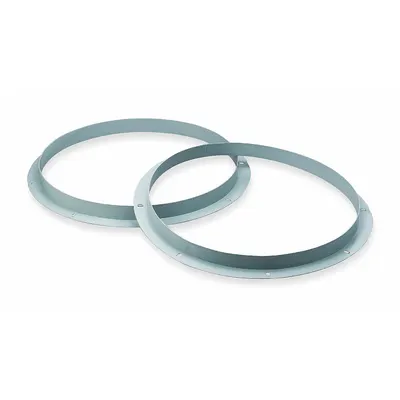 Dayton Tubeaxial Companion Flange for 21 in Fan Dia, Steel, 3/8 in Hole Dia - Companion Flanges