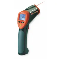 EXTECH Infrared Thermometer: 42545-NIST, Included, Avg/Difference/Max Temp/Min Temp, Full Size Body