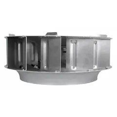 This Dayton blower wheel is a replacement component for HVACR fans used in commercial and industrial air-moving systems. It is designed for ventilation, heating, and cooling applications requiring compatibility with part number 5DVR1.