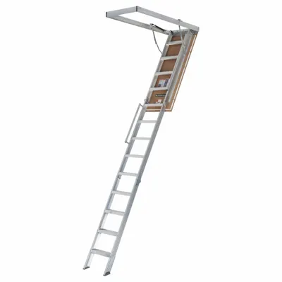 LOUISVILLE LADDER AL2540LG-R5 Aluminum Attic Ladder - Aluminum Attic Ladders