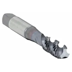 General purpose spiral-flute tap with 7/16"-14 UNC thread, H5 tolerance for 2B class fit, 3 flutes, and semi-bottoming chamfer. Designed for threading blind holes in steel and stainless steel; spiral flute design evacuates chips upward to prevent clogging. Suitable for automotive, aerospace, and general manufacturing applications.