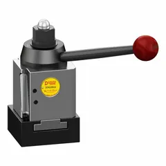 This BXA-size tool post and holder set is designed for turning, facing, and boring operations on lathes with a 13 in to 15 in swing. The set includes an STCMB08-2 tool holder. Suitable for precision metal cutting and shaping in industrial workshops and manufacturing facilities.