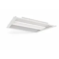 This 2 ft. x 2 ft. LED center-basket troffer delivers 2,032 lumens with selectable wattages of 16 W, 20 W, 24 W, or 28 W and color temperatures of 3500K, 4000K, or 5000K. It operates on 120 to 277V AC and is designed for grid ceilings in commercial and institutional spaces