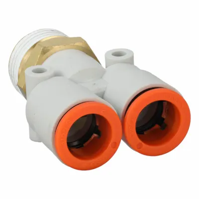 SMC KQ2U13-37AS Polybutylene & Brass Tube Fitting - Polybutylene & Brass Tube Fittings