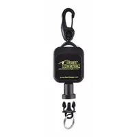 Key Retractor: 4 Key Capacity, 3/8 in Key Ring Dia, Nylon, Black, 36 in Key Retractor Extended Lg (MPN RT5-5801)