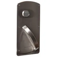 This SCHLAGE privacy lever lockset is constructed with stainless steel and forged brass in a satin finish. It is ADA compliant and ligature-resistant, featuring a locked/unlocked visual indicator. Suitable for privacy applications in settings where ligature resistance is required