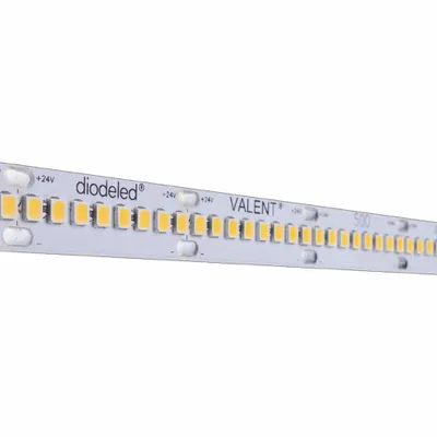 DIODE LED Tape Light Spools: White, Top Bend, 506 lm, 3500K, 100 ft Lg, 4.3 W Watt - Tape Lights