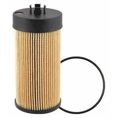 Cartridge oil filter element with O-ring seal for Ford vehicles. Cellulose media. Overall height 6 11/16 in, outside diameter 3 5/16 in. Removes contaminants from engine oil.