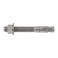 This DEWALT hex-head sleeve anchor is made of stainless steel for corrosion resistance. It has a 3/4 in diameter, 6-1/4 in overall length, and 3/4"-10 thread size. Suitable for fastening heavy fixtures into solid concrete or masonry. Supplied in a 20-pack