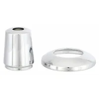 SPEAKMAN Trim and Cover Plate: For Commander Series, Brass, Chrome Finish, 2 1/4 in Overall Wd (MPN RPG10-0070-PC)