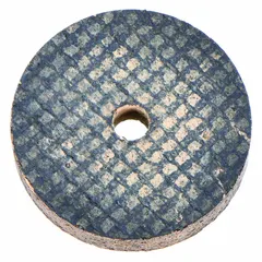 General purpose snagging wheel for all metals. Type 1 straight wheel with dimensions 3" x 1/2" x 3/8" and grade 57A24-R5B7. Hardness rating R. Used for heavy stock removal, weld grinding, and deburring in industrial fabrication and metalworking.
