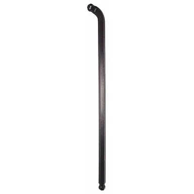 EKLIND Hex Key: 2 Ball Ends, 10 mm Tip Size, Metric, Long, Alloy Steel, Black Oxide - L-Shaped Hex Keys