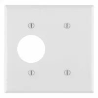 LEVITON Wall Plate: Combo, 2 Gang, White, Std Size (MPN 88085)