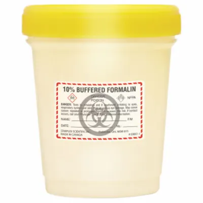 MEDEGEN MEDICAL PRODUCTS Polypropylene Pail, No Handle, 58.42 mm Height - Histology Containers