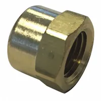 Hydraulic Hose Adapter: Brass, 1/4 in Fitting Size, Female, 1,200 psi Max. Working Pressure @ 70 F (MPN 3129X6)