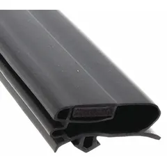 Replacement door gasket for commercial refrigerators and freezers. Designed to seal the door opening, preventing cold air loss and maintaining temperature efficiency. Suitable for walk-in coolers, reach-in units, and display cases.